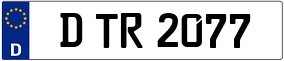 Truck License Plate